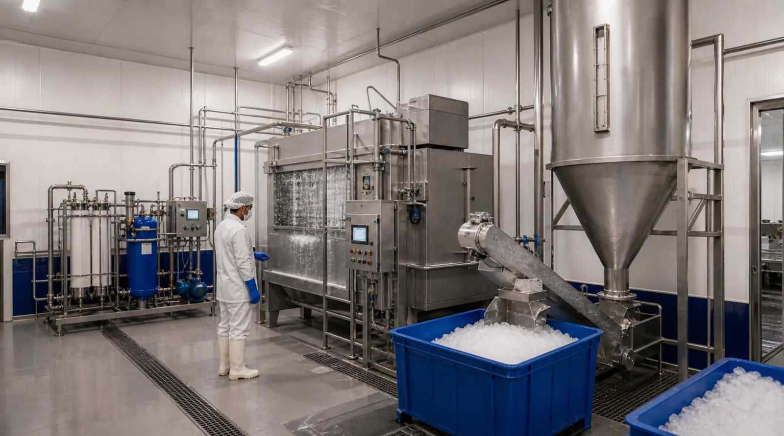 Planta de hielo y silo — Red de Frío Pesquera de Nuquí