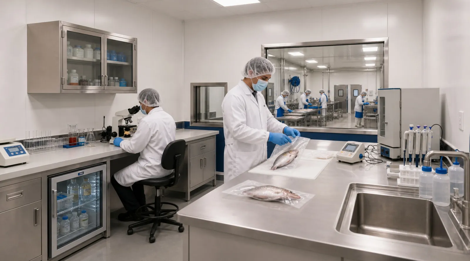 Laboratorio de calidad — Red de Frío Pesquera de Nuquí